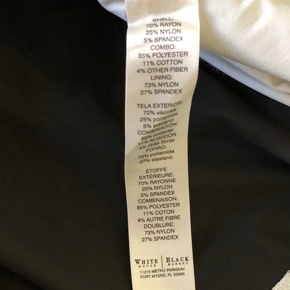 WHBM Colorblock Pencil Dress Size 2 - Picture 7 of 7